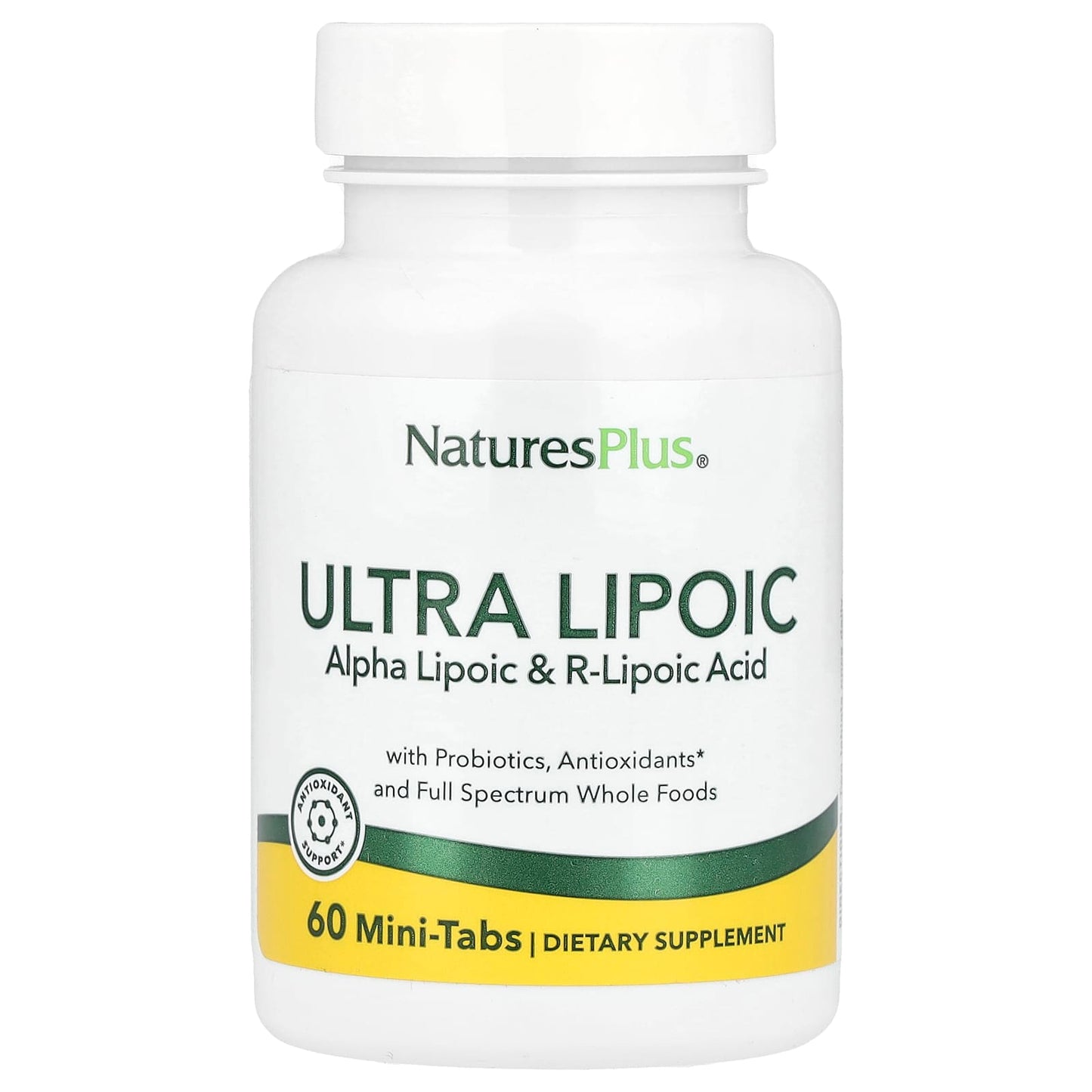 NaturesPlus, Ultra Lipoic, 60 Mini-Tabs - Image 1