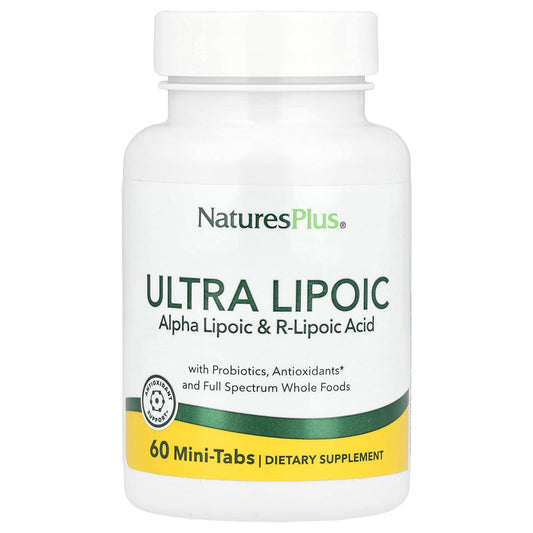 NaturesPlus, Ultra Lipoic, 60 Mini-Tabs - Image 1