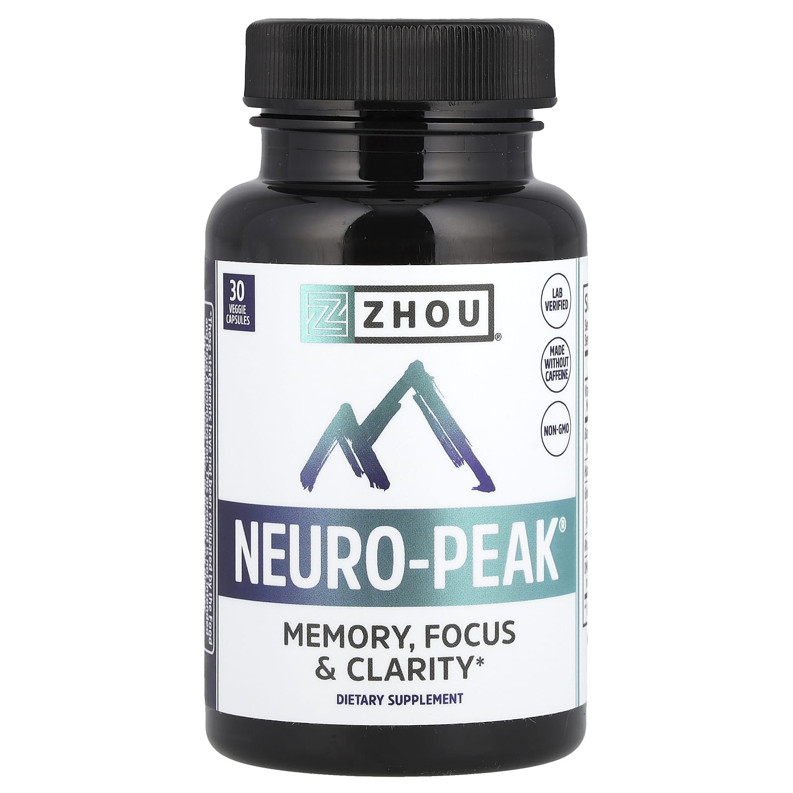 Zhou Nutrition, Neuro-Peak®, 30 Veggie Capsules - Image 1