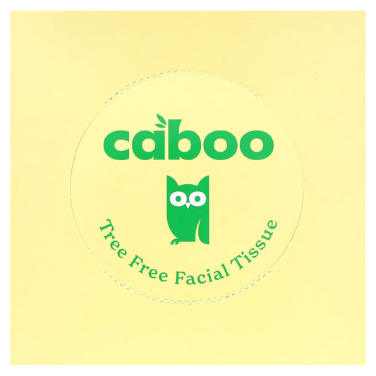 Sustainable Bamboo Facial Tissue 60-Piece Pack - Caboo - Image 1