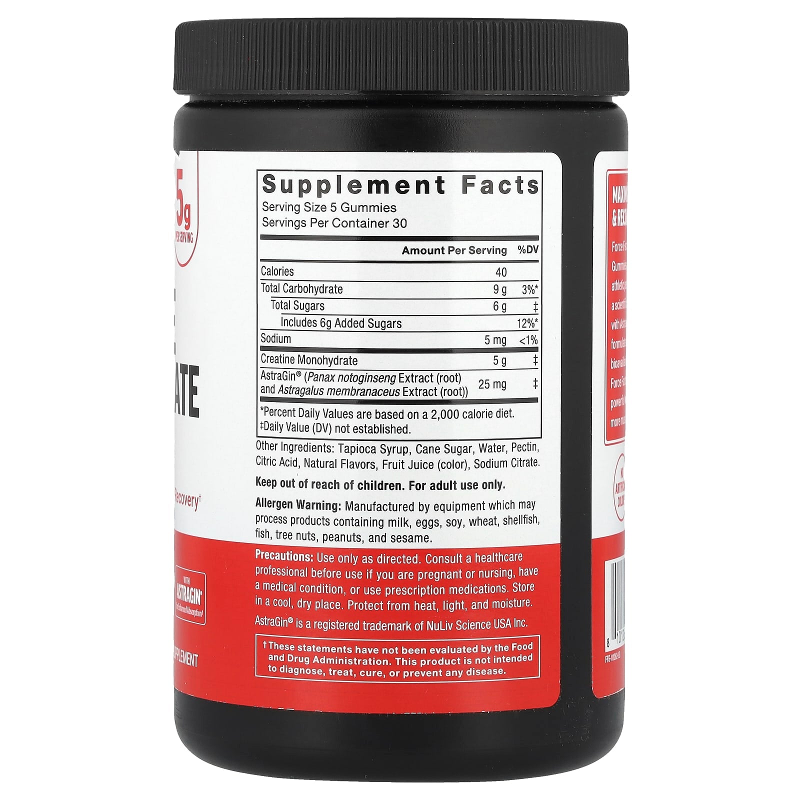 Boost Athletic Performance with Force Factor Creatine Gummies - Image 2