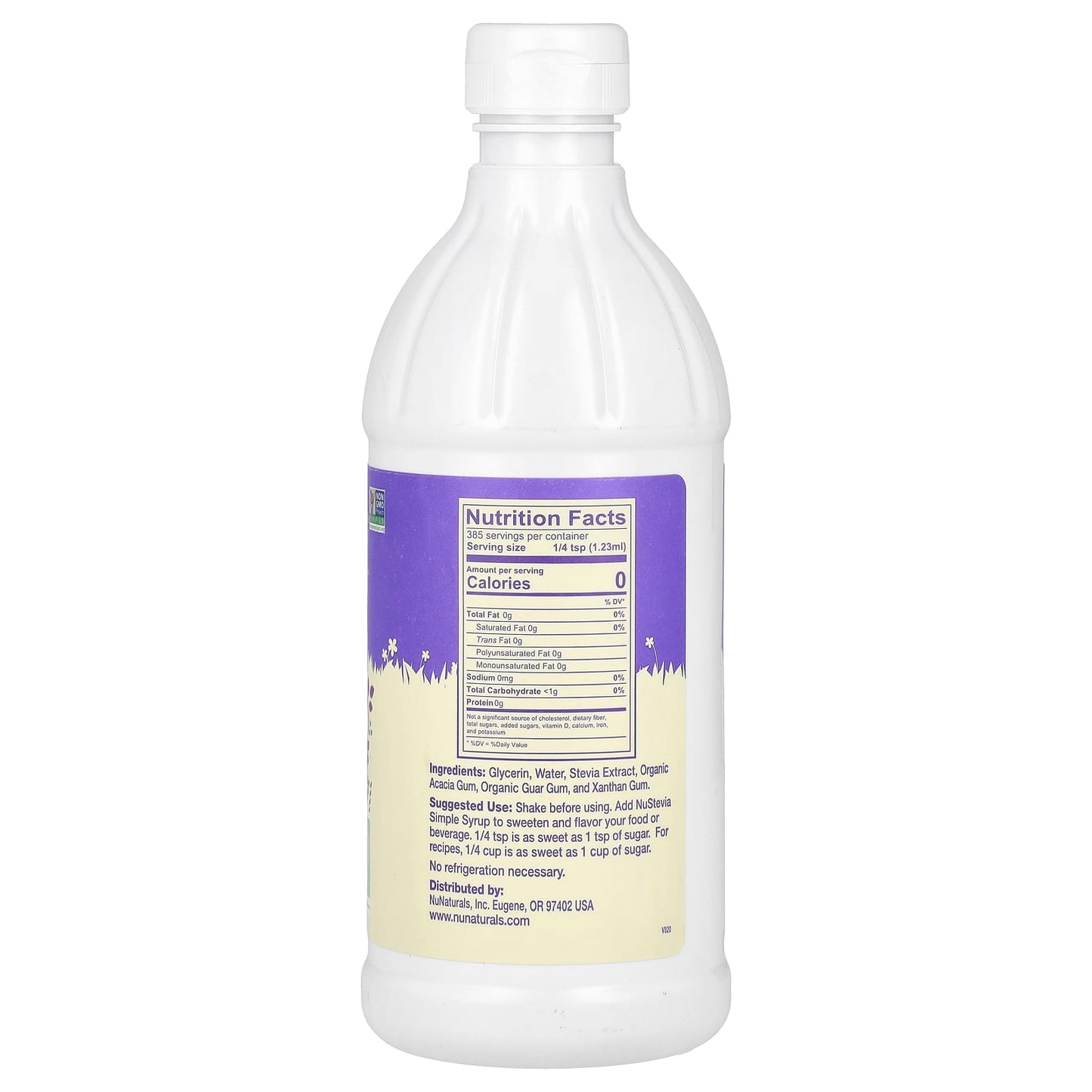 NuNaturals, Concentrated Simple Syrup, 16 fl oz (0.47 L) - Image 2