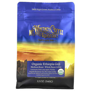 Organic Ethiopia Guji Whole Bean Coffee - Medium Roast