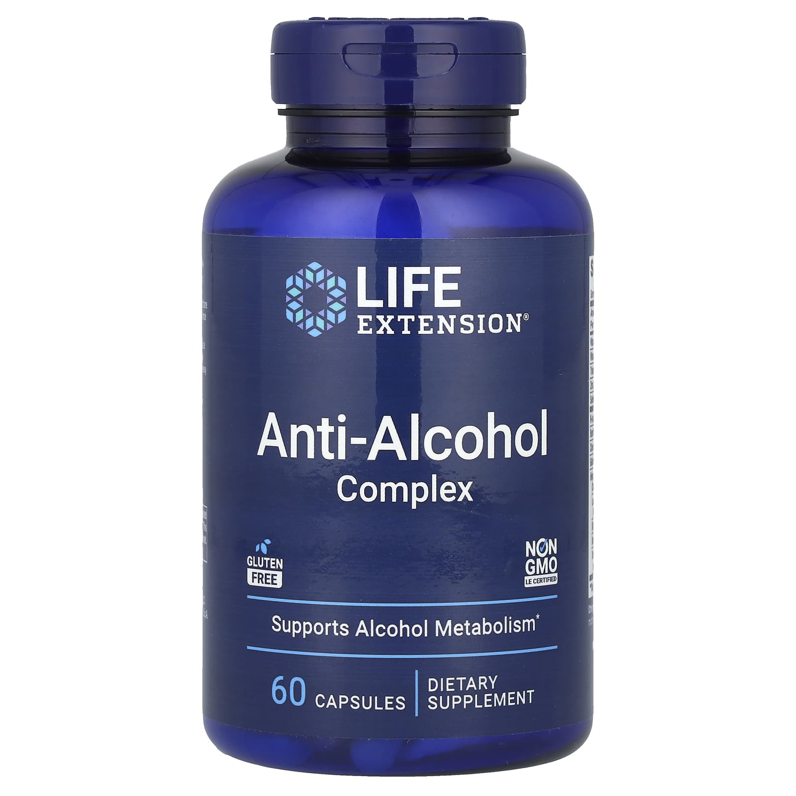Life Extension, Anti-Alcohol Complex, 60 Capsules - Image 1