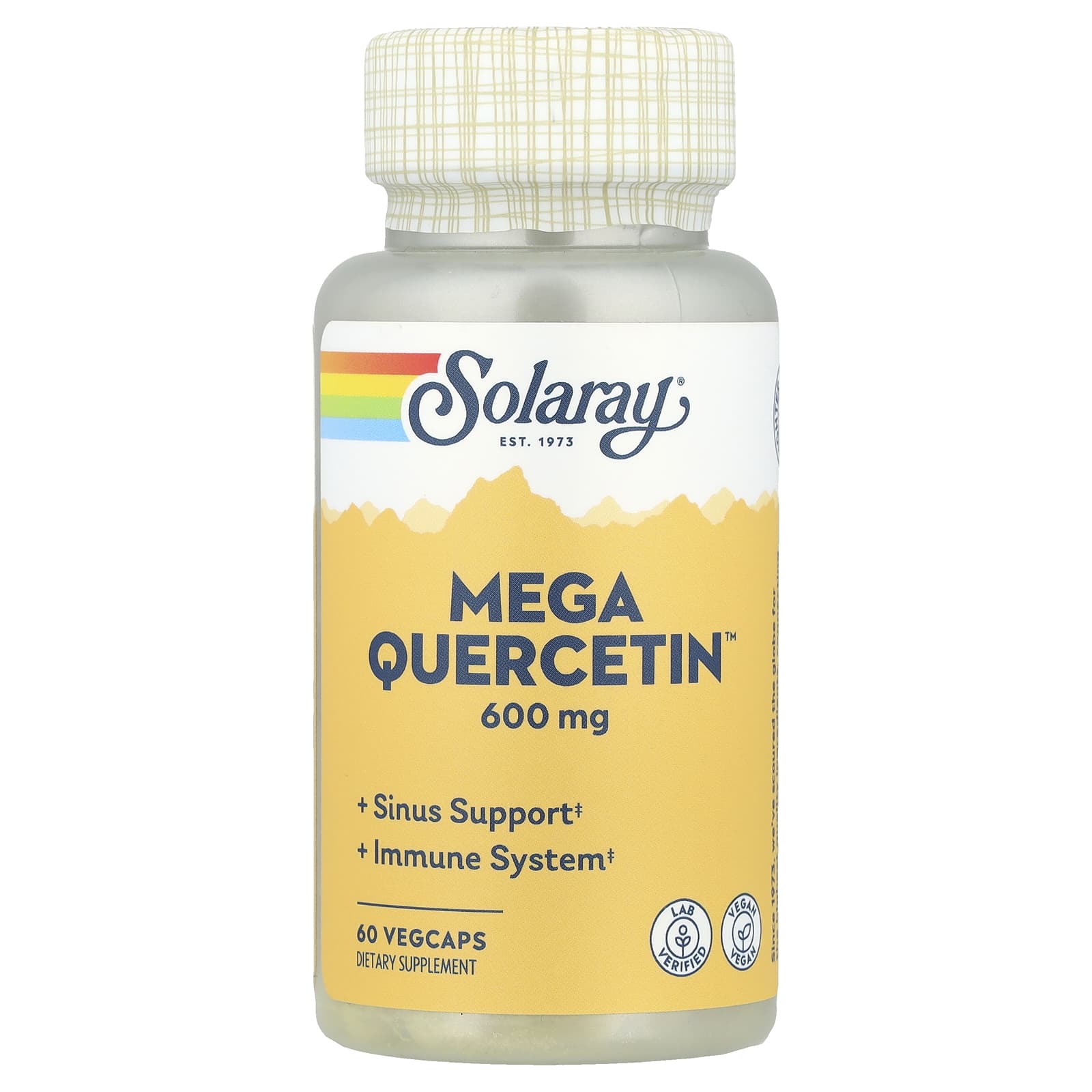 Solaray, Mega Quercetin™, 60 VegCaps - Image 1