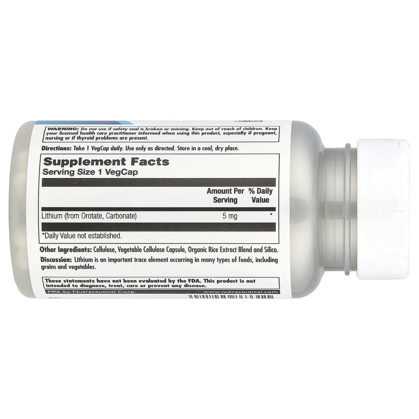 Lithium Orotate 5mg - General Wellness Support by KAL - Image 2