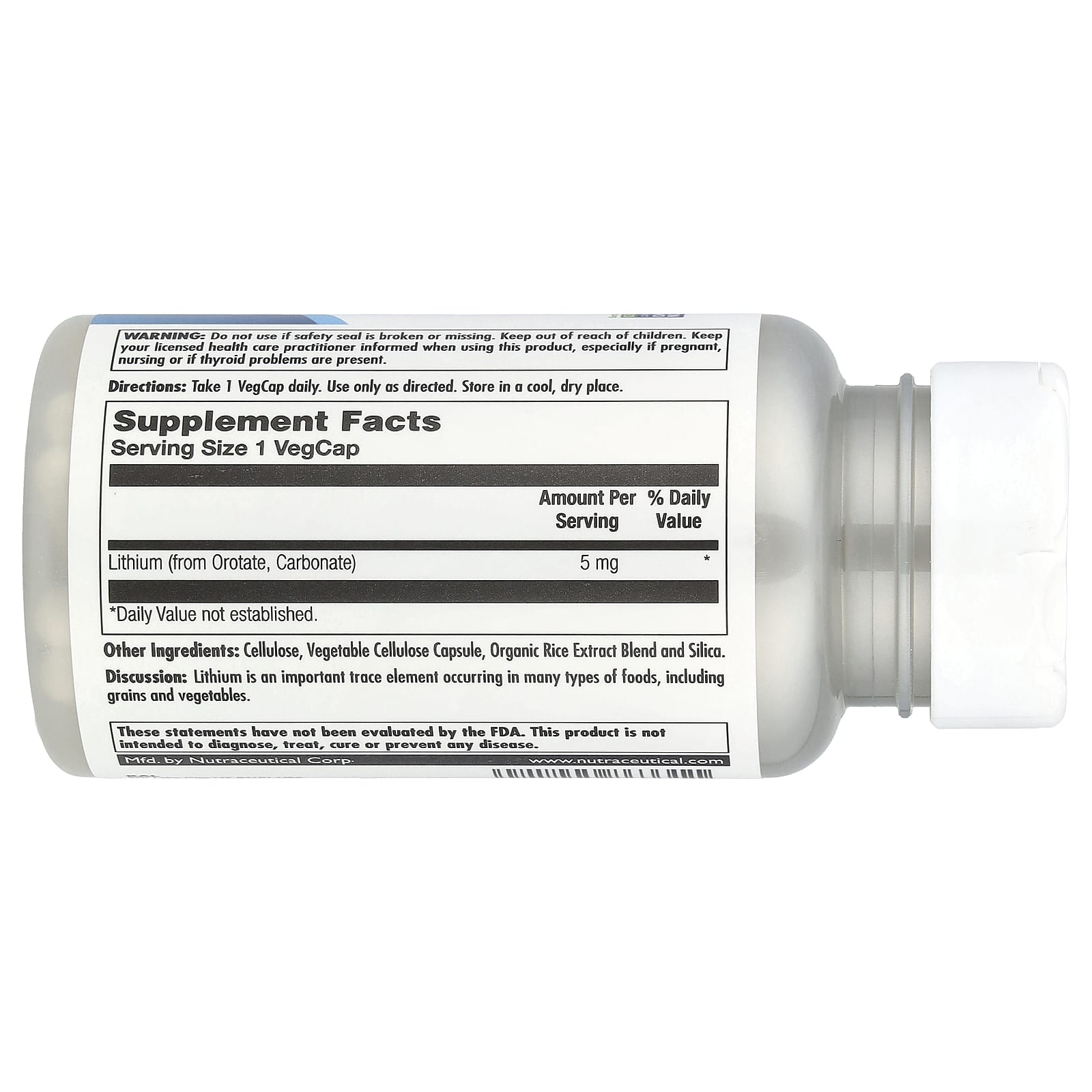Lithium Orotate 5mg - General Wellness Support by KAL - Image 2