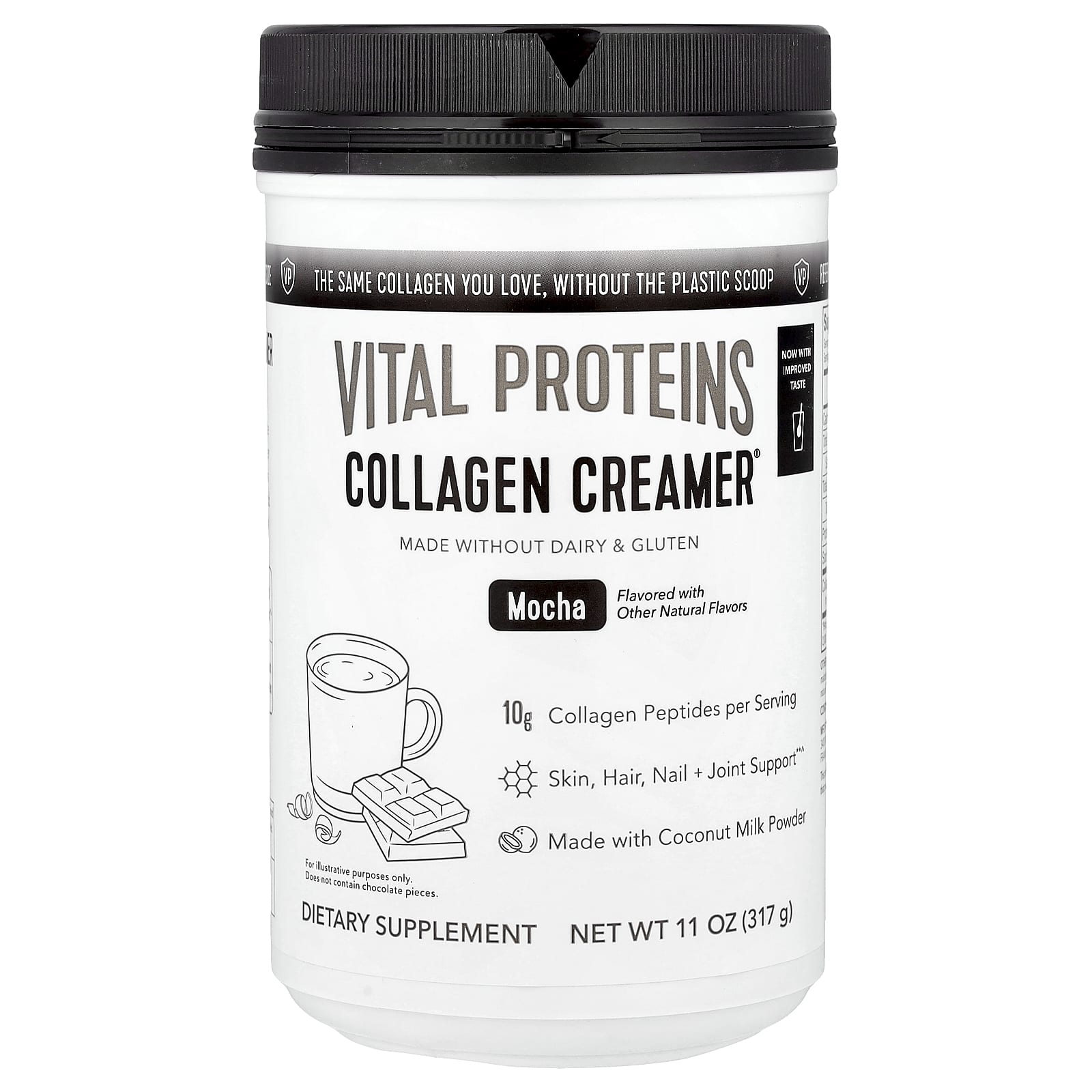 Vital Proteins, Collagen Creamer®, Mocha, 11 oz (317 g) - Image 1
