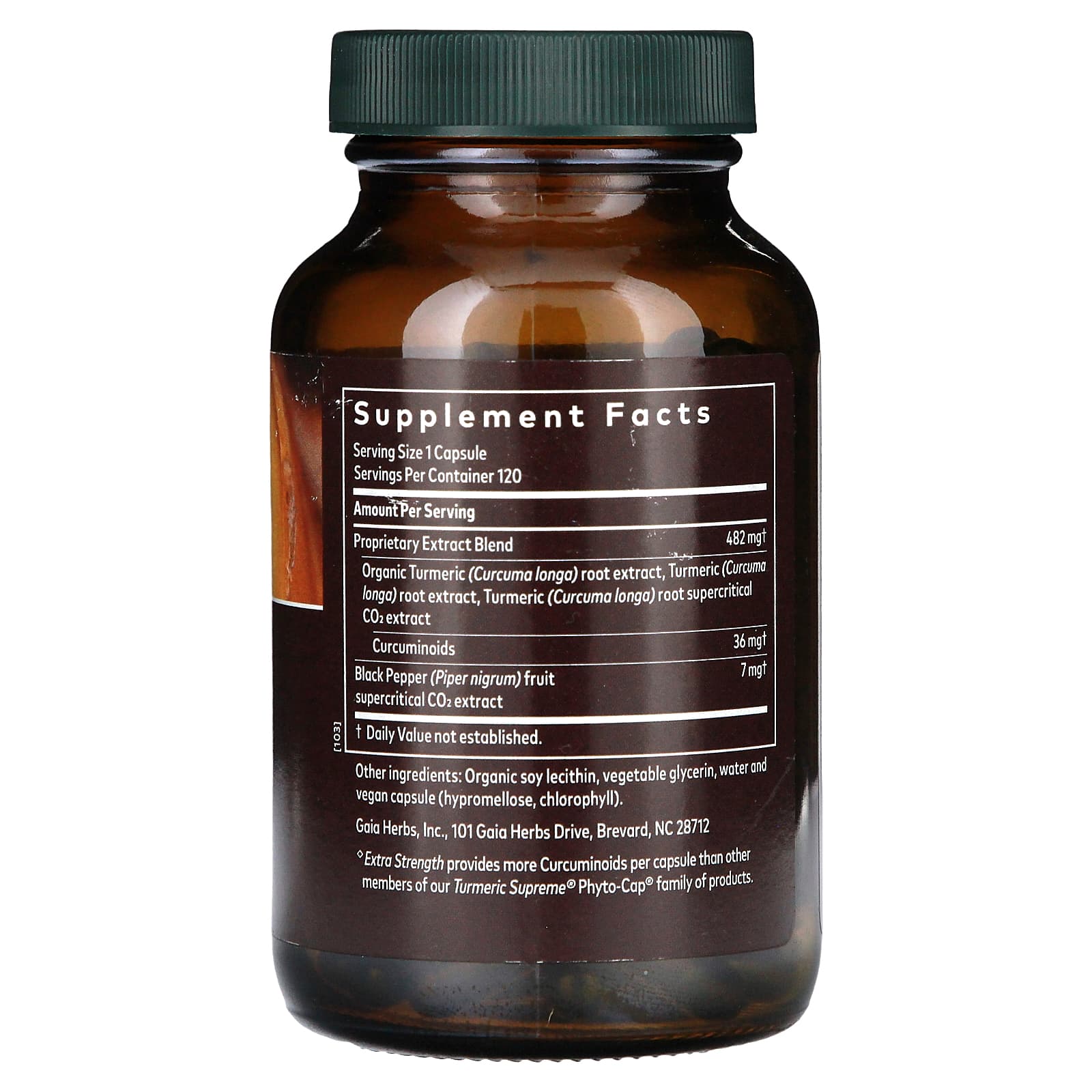 Turmeric Supreme Extra Strength - Gaia Herbs Anti-Inflammatory Supplement - Image 2