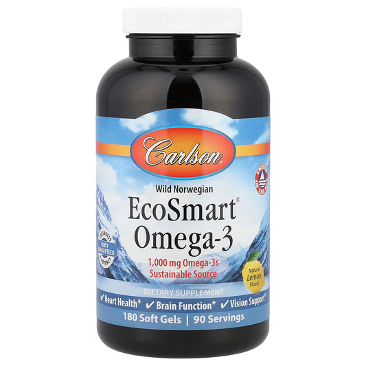 Wild Norwegian Omega-3, 1000mg, Soft Gels, Gluten-Free, Eco-Friendly - Image 1