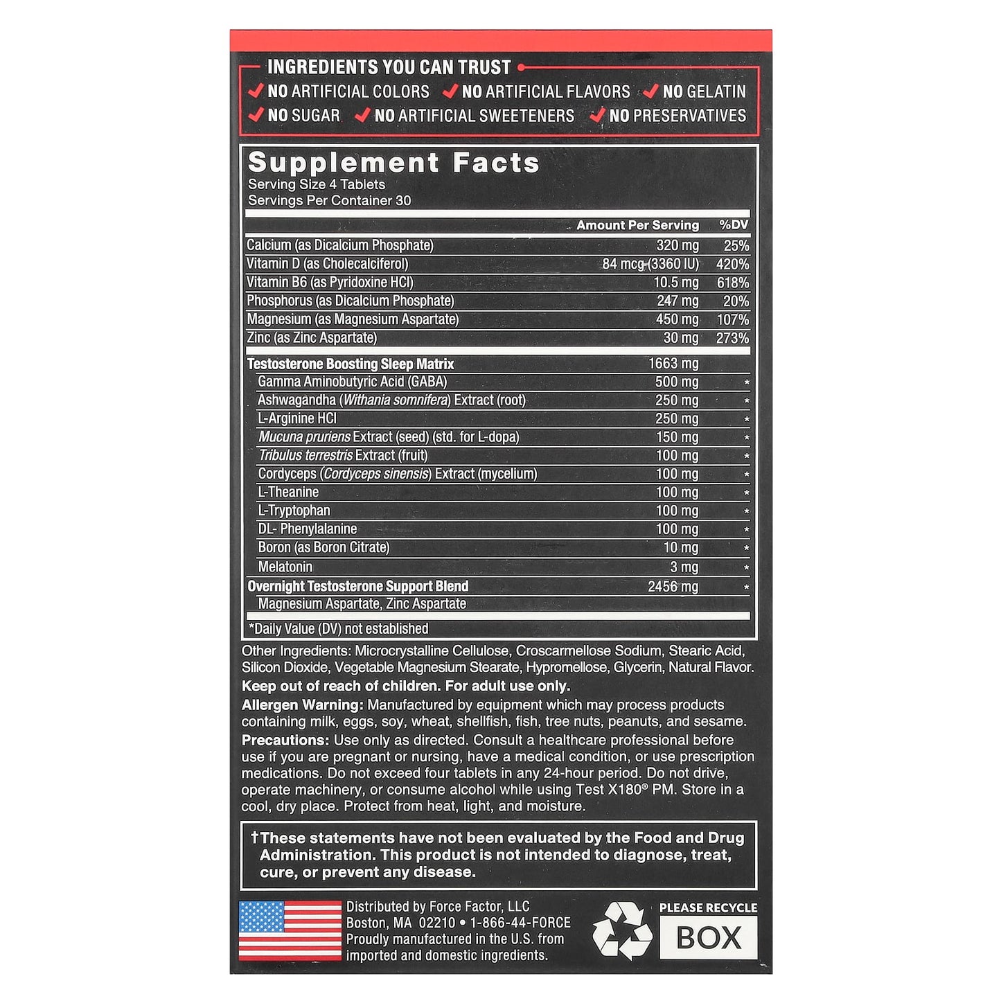 Boost Testosterone Overnight with Force Factor Test X180 PM - Image 2