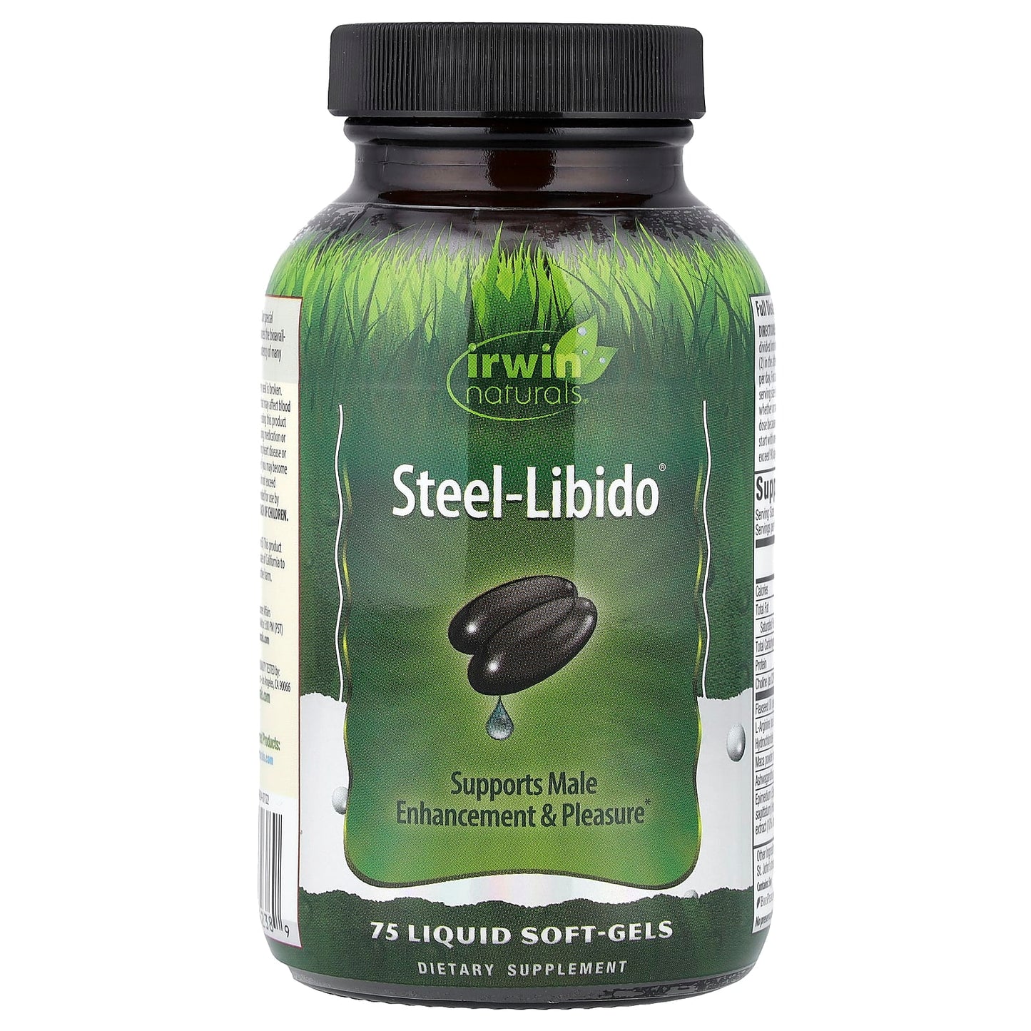 Irwin Naturals Steel Libido Liquid Soft-Gels for Male Enhancement - Image 1