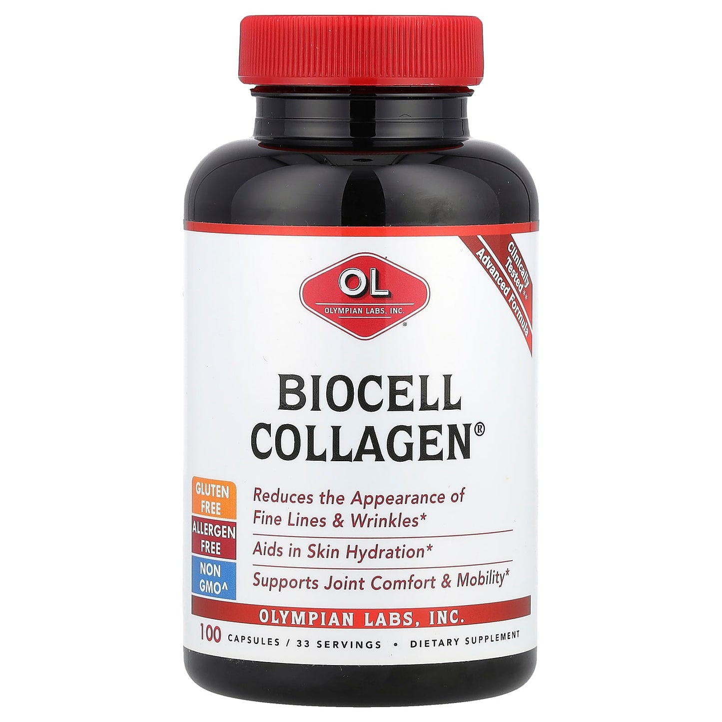 Olympian Labs, BioCell Collagen®, 100 Capsules - Image 1