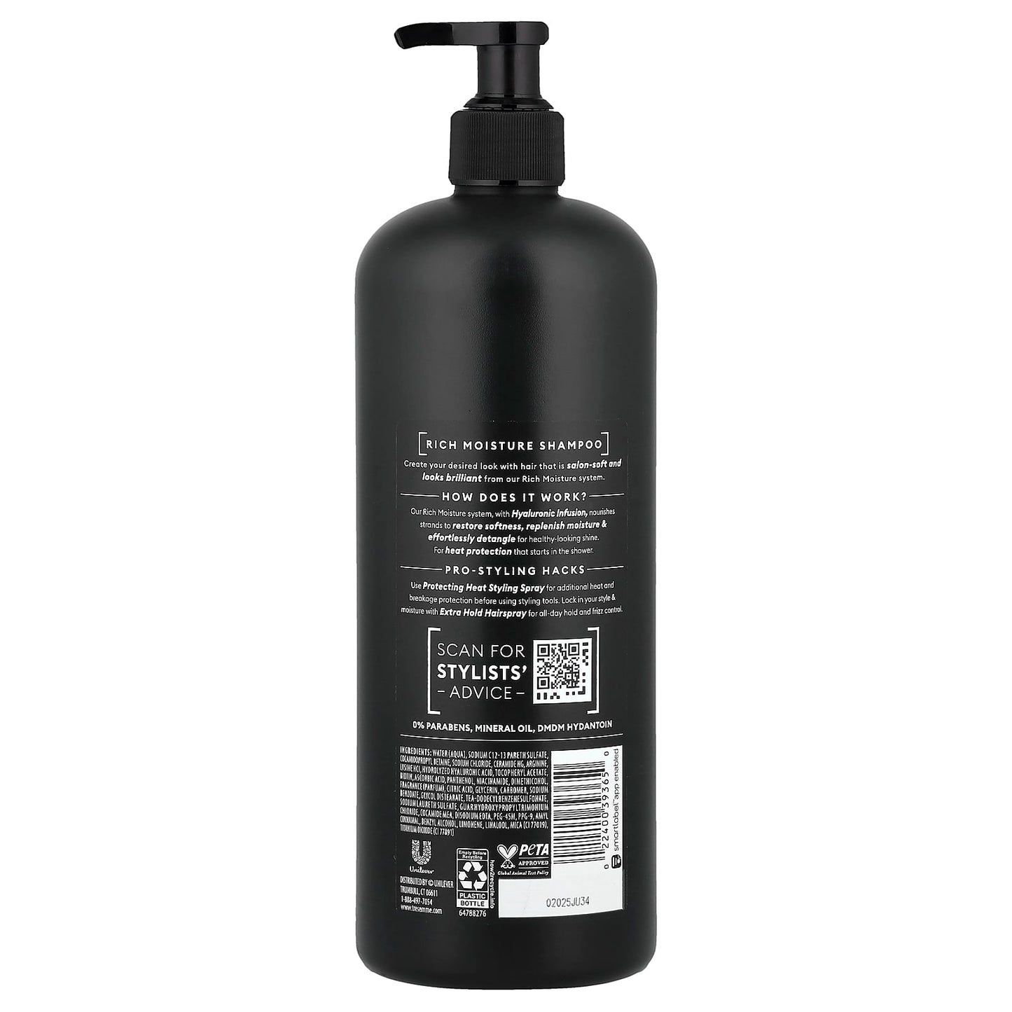 TRESemmé, Rich Moisture Shampoo, 28 fl oz (828 ml) - Image 2