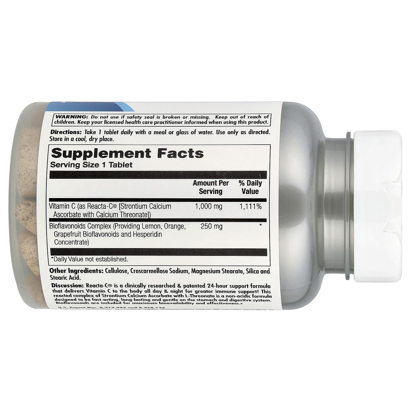 KAL, Reacta-C®, 1,000 mg, 60 Tablets - Image 2