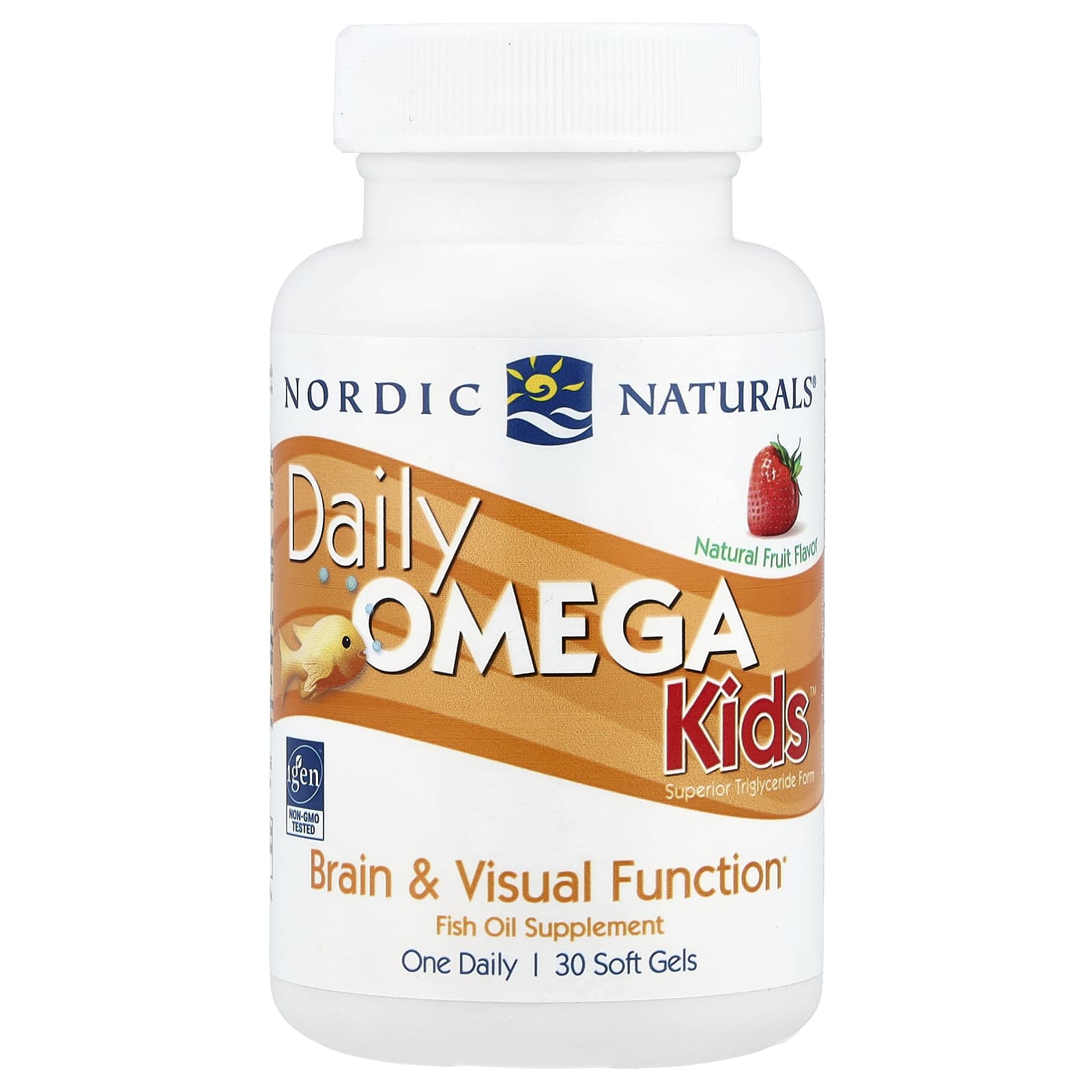 Nordic Naturals, Daily Omega Kids™, Natural Fruit, 30 Soft Gels - Image 1