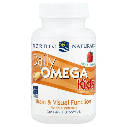 Nordic Naturals, Daily Omega Kids™, Natural Fruit, 30 Soft Gels - Image 1