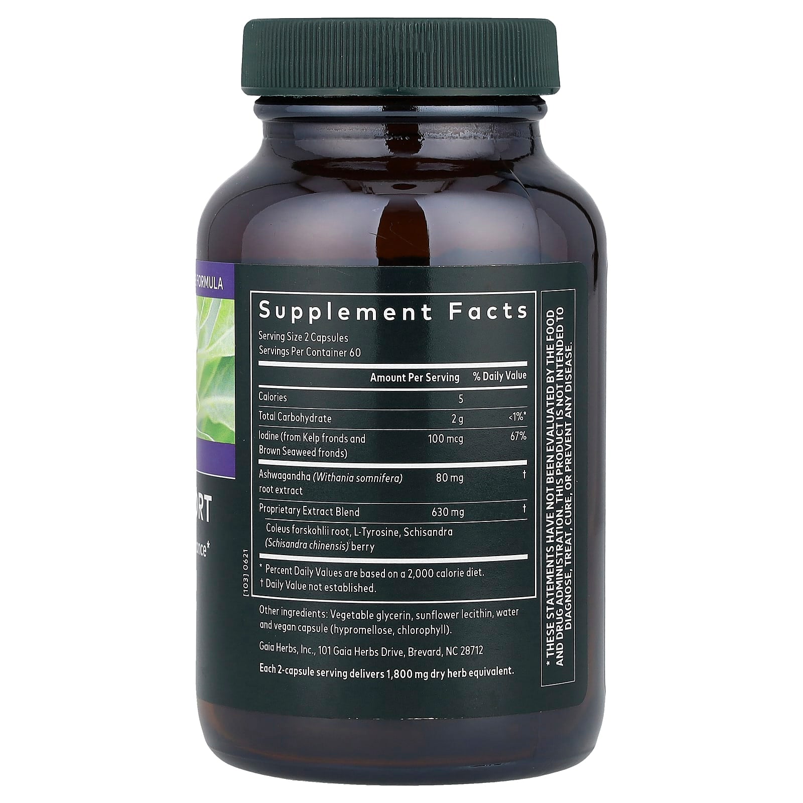 Gaia Herbs Thyroid Support: Natural Balance for Optimal Metabolism - Image 2