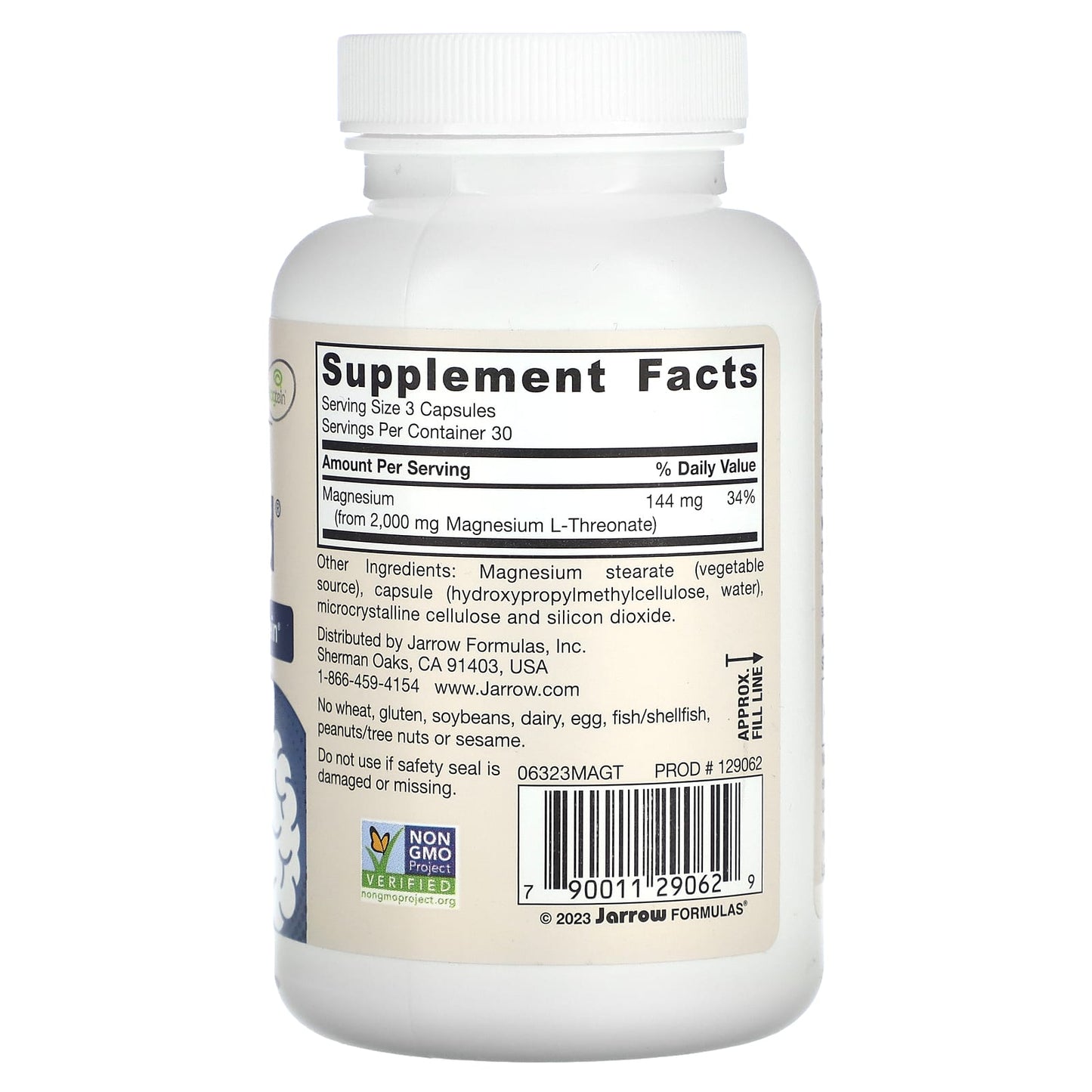 Jarrow Formulas MagMind Brain Health Supplement 90 Capsules - Image 2