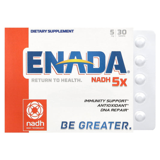 Boost Energy & Immunity with ENADA NADH 5x 30 Tablets - Image 1