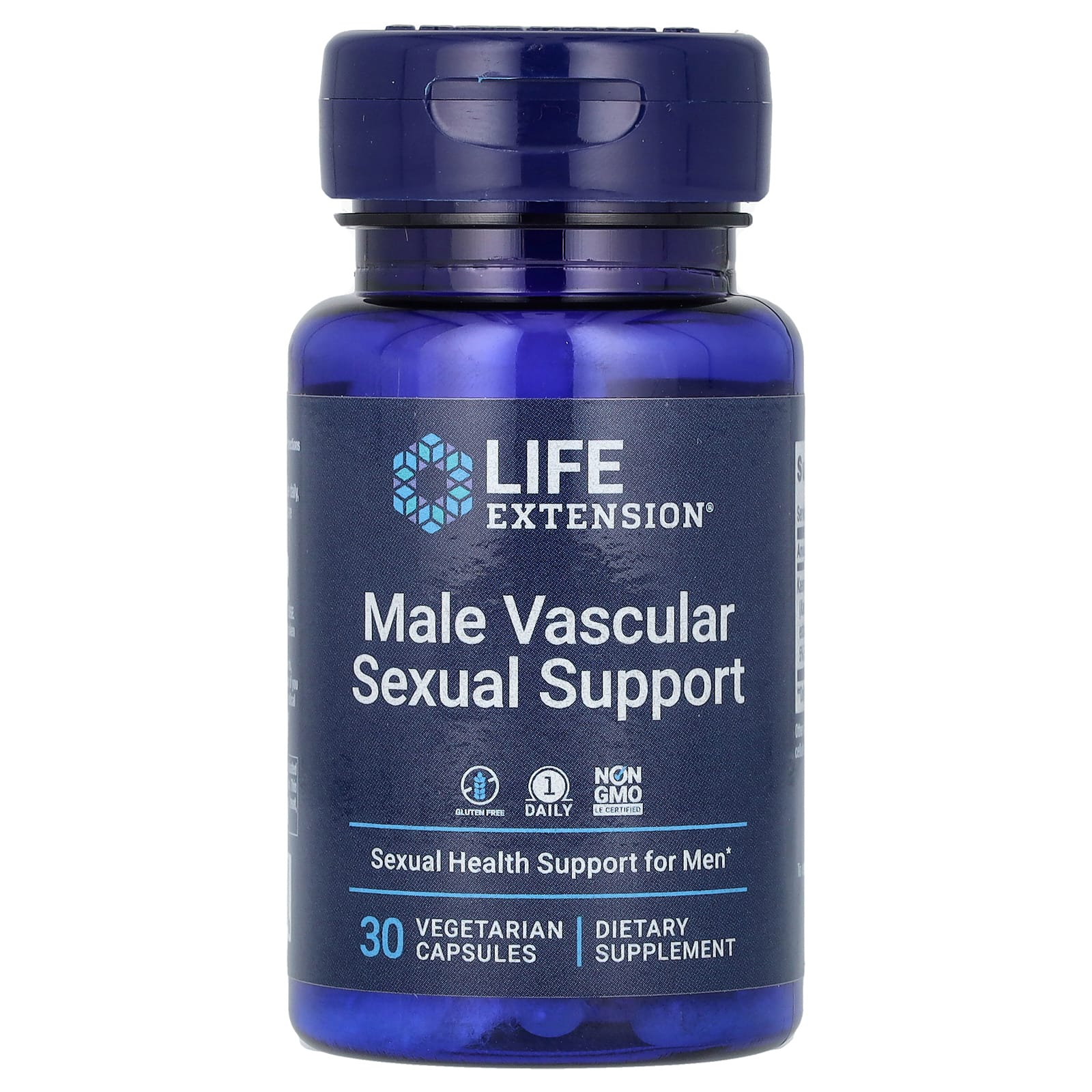Life Extension, Male Vascular Sexual Support, 100 mg, 30 Vegetarian Capsules