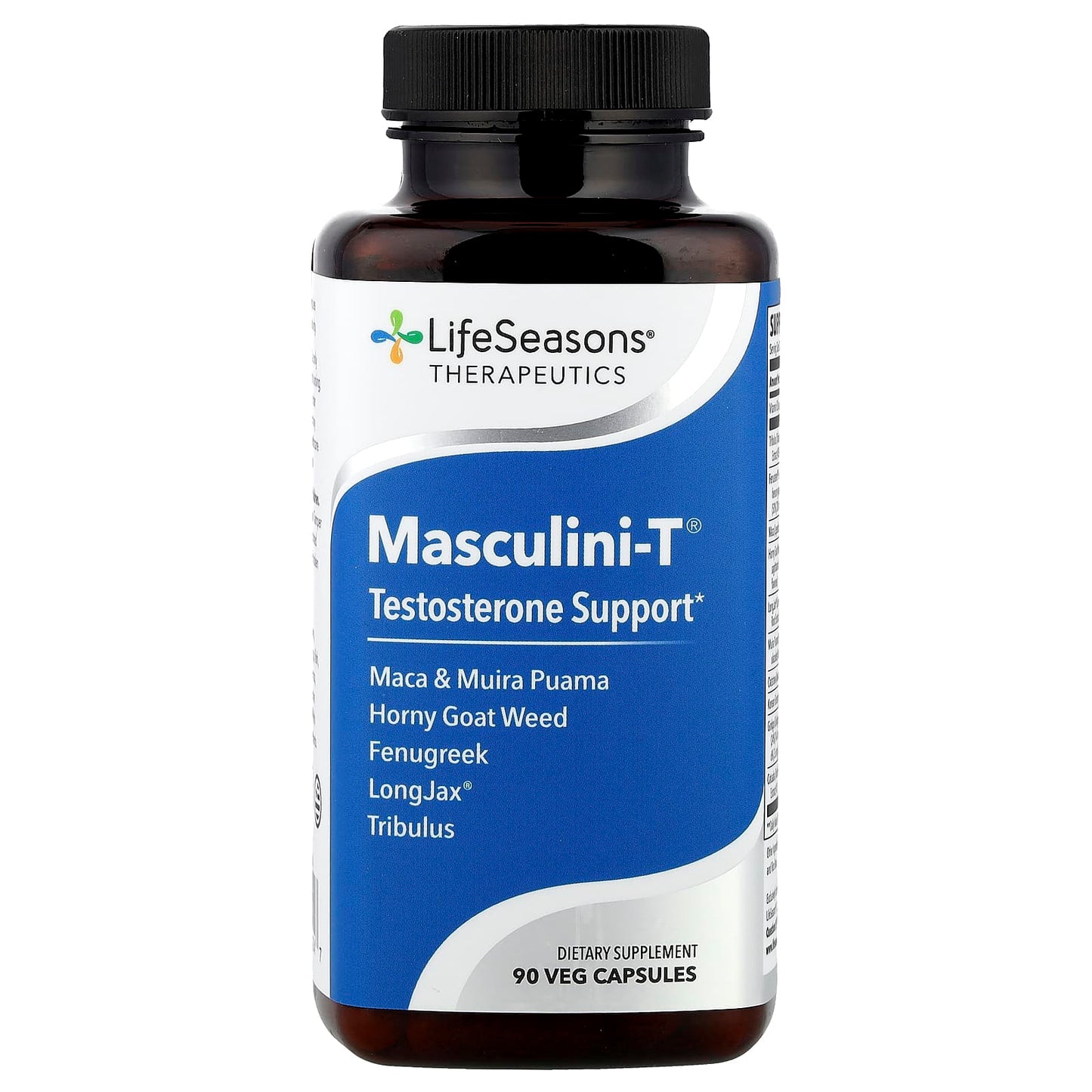 LifeSeasons, Masculini-T®, Testosterone Support, 90 Veg Capsules - Image 1