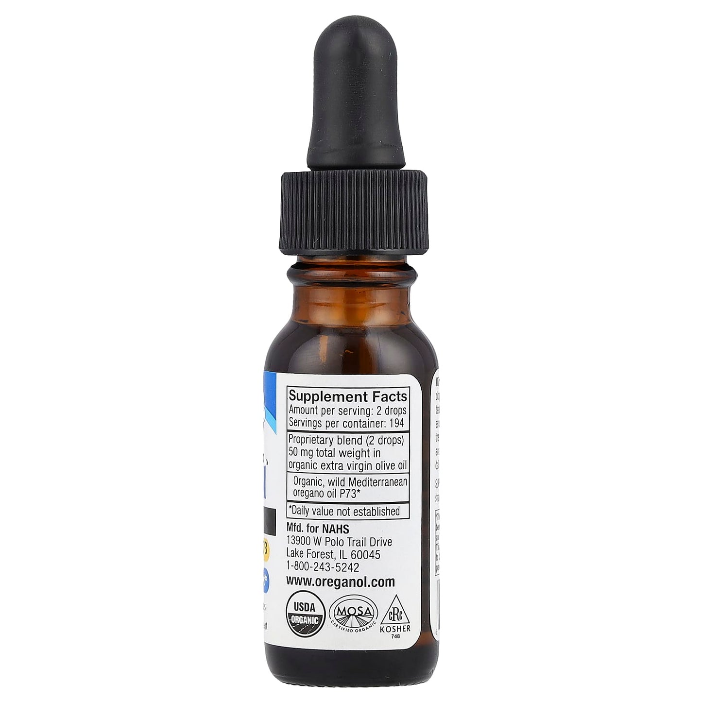 North American Herb & Spice, Oreganol™, Super Strength, 0.45 fl oz (13.5 ml) - Image 2