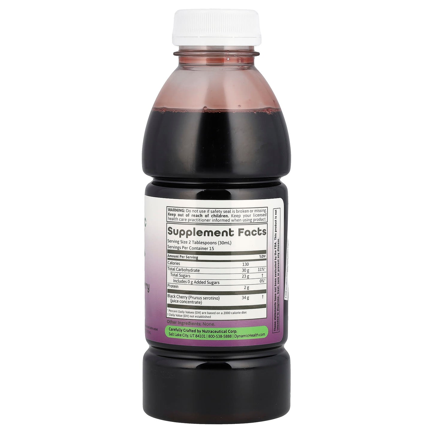 Black Cherry Concentrate by Dynamic Health - No Added Sugar - Image 2