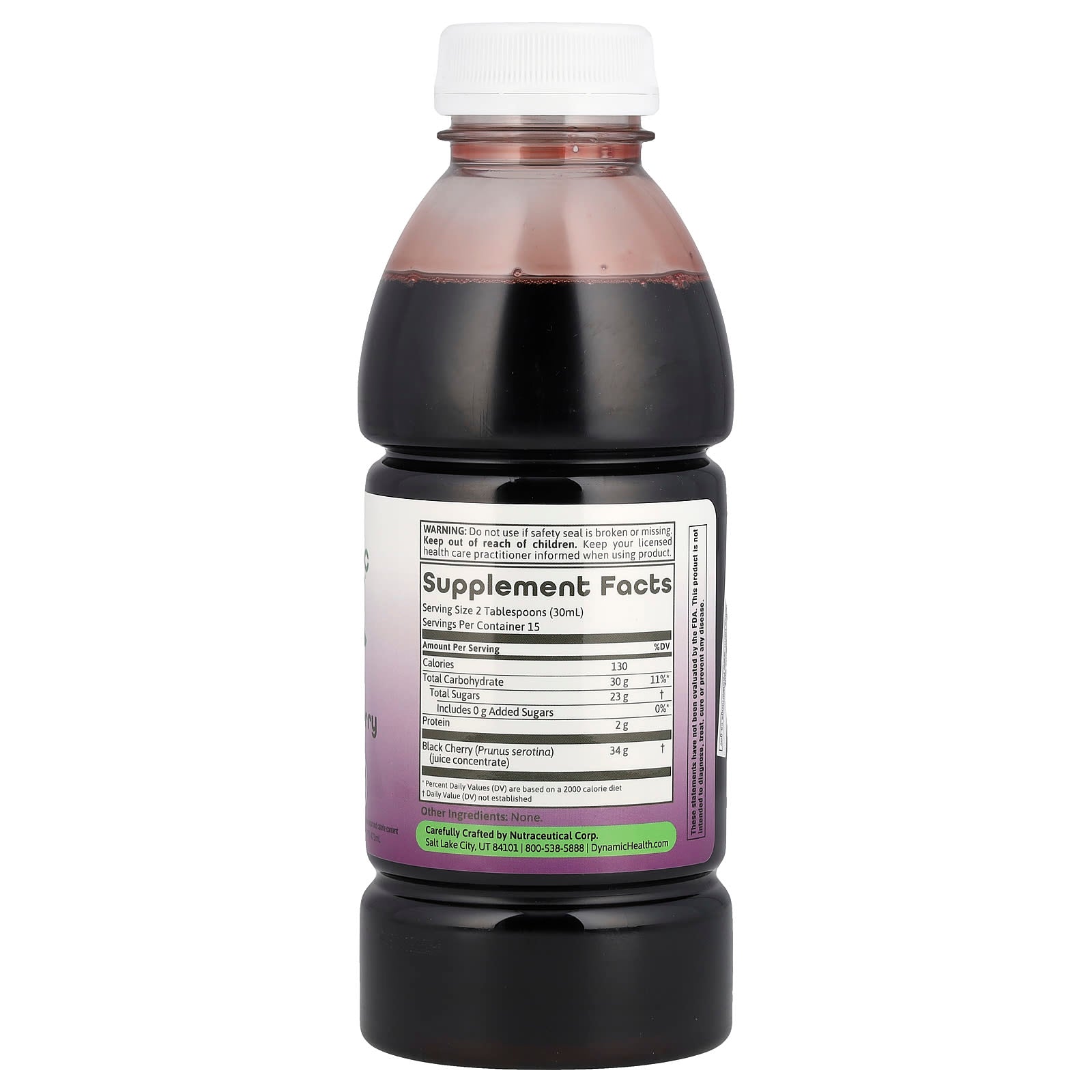 Black Cherry Concentrate by Dynamic Health - No Added Sugar - Image 2