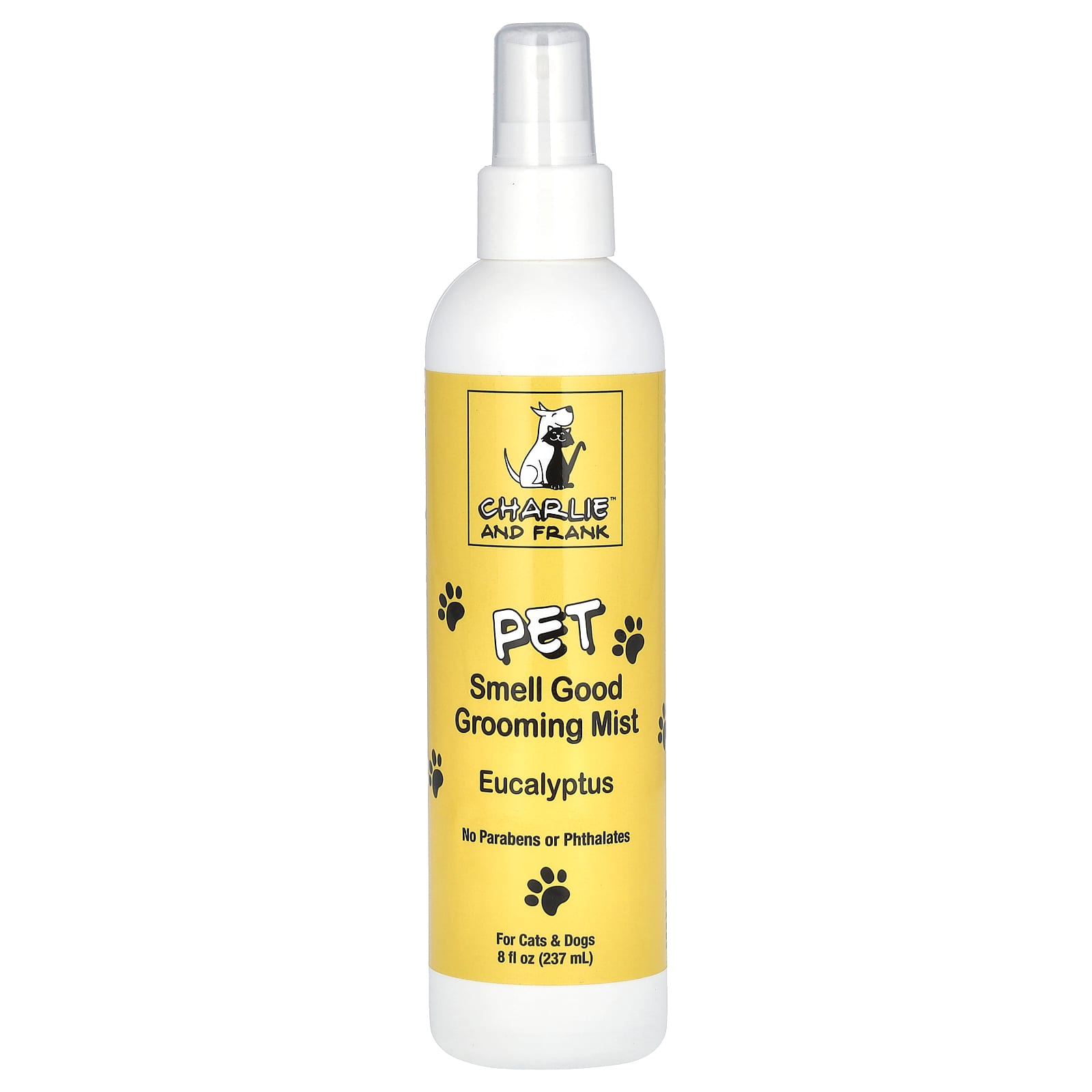 Eucalyptus Pet Smell Good Grooming Mist for Cats & Dogs by Charlie & Frank - Image 1