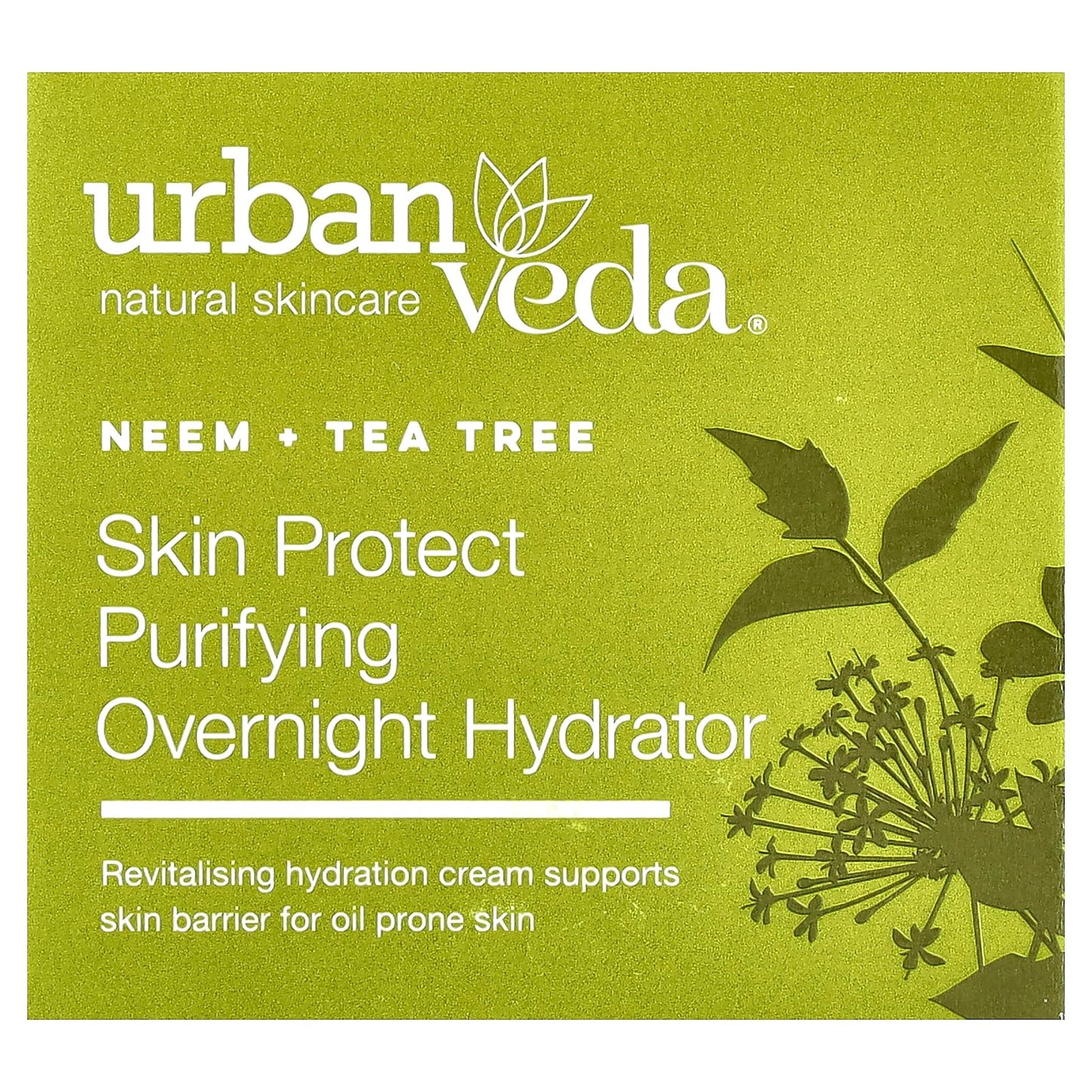 Urban Veda, Skin Protect Purifying Overnight Hydrator, Neem + Tea Tree, 1.7 fl oz (50 ml) - Image 2