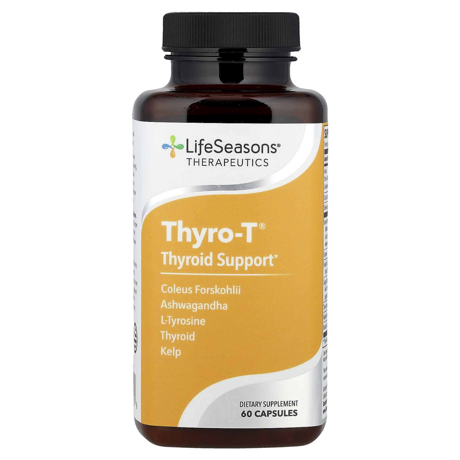 LifeSeasons, Thyro-T®, Thyroid Support, 60 Capsules - Image 1