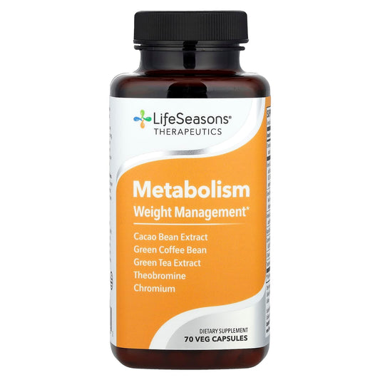 LifeSeasons, Metabolism, Weight Management, 70 Veg Capsules - Image 1