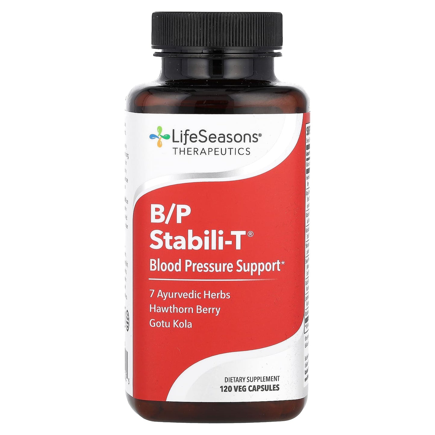 LifeSeasons, B/P Stabili-T®, Blood Pressure Support, 120 Veg Capsules - Image 1