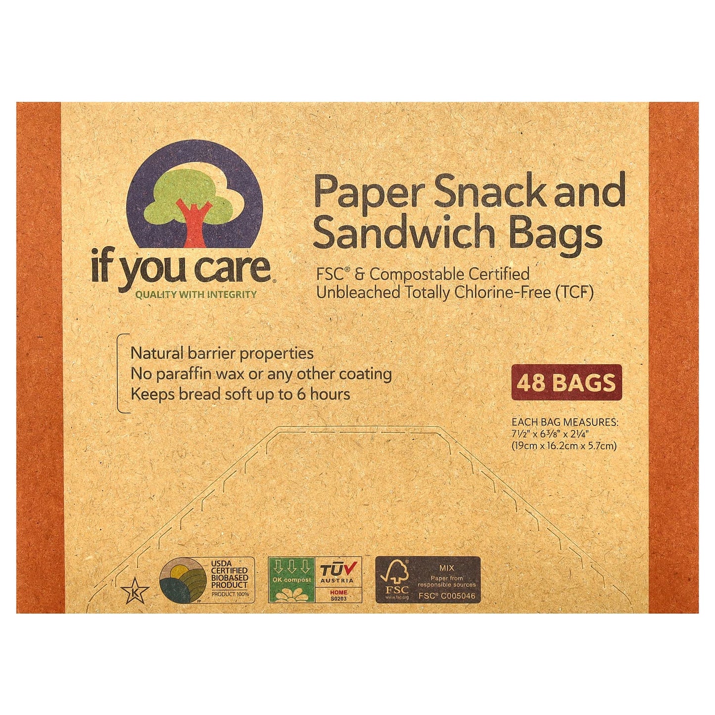 Eco-Friendly Snack & Sandwich Bags | Compostable & FSC Certified - Image 1