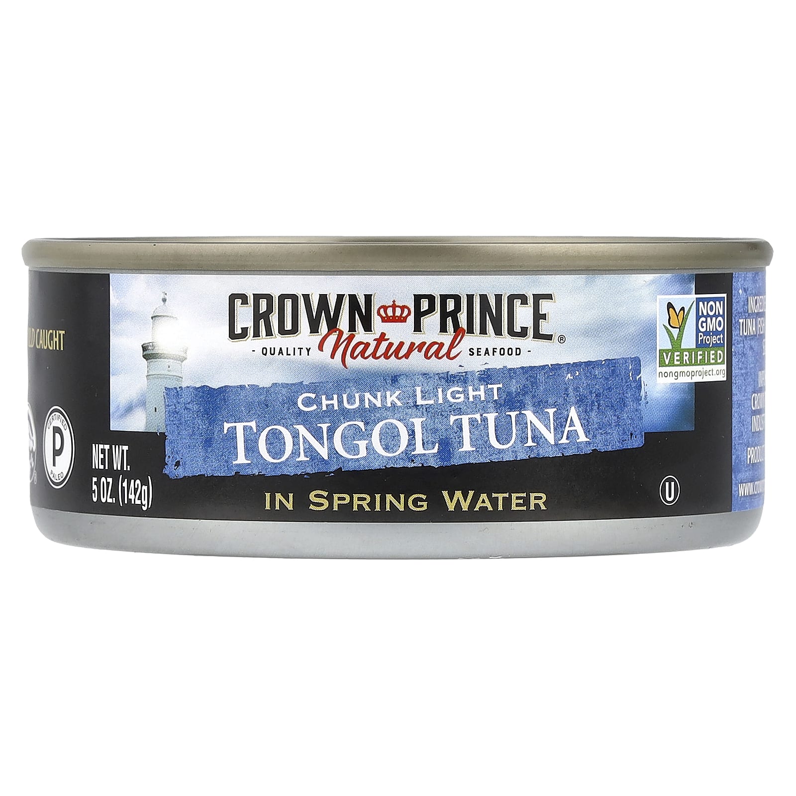 Wild Caught Tongol Tuna in Spring Water by Crown Prince Natural - 5 oz - Image 1