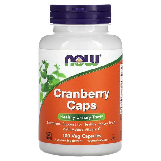 NOW Foods, Cranberry Caps, 100 Veg Capsules - Image 1