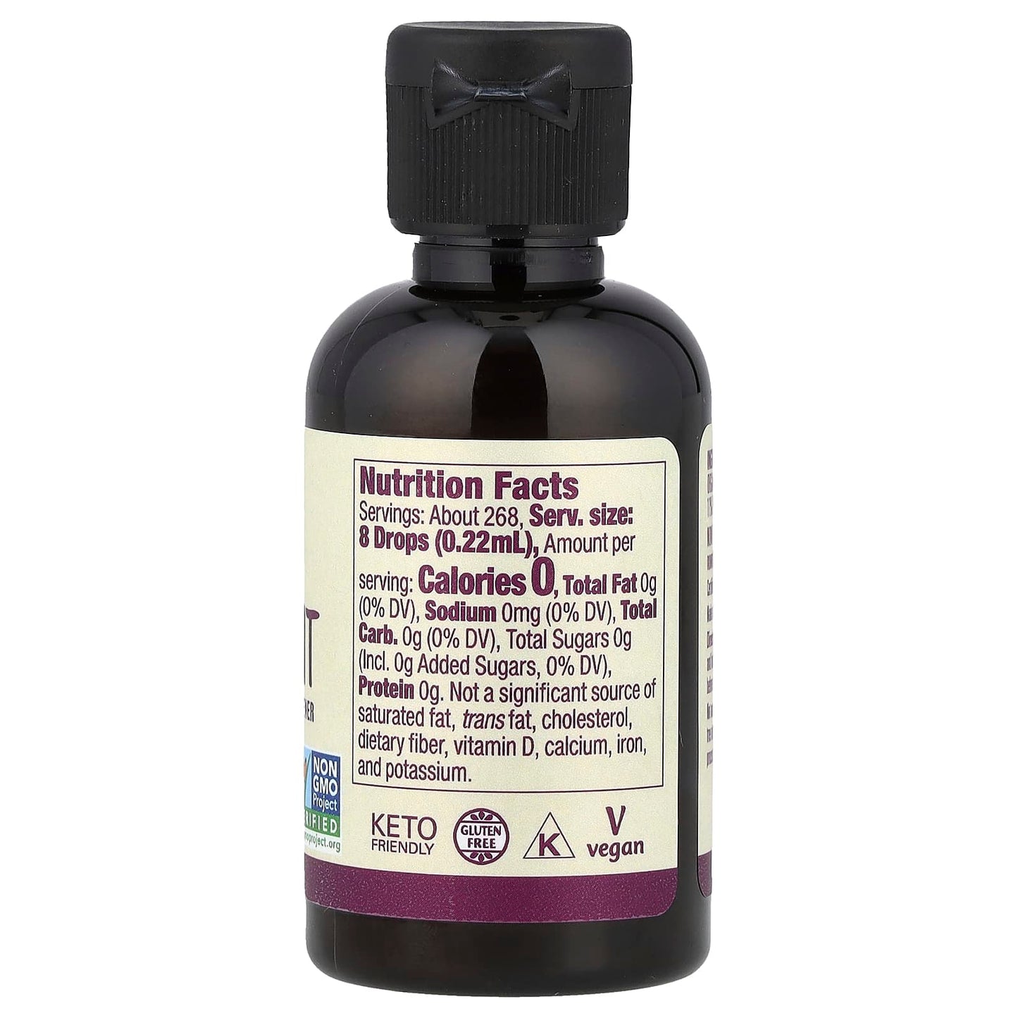 NOW Foods, Real Food, Organic Monk Fruit, Liquid Sweetener, 2 fl oz (59 ml) - Image 2
