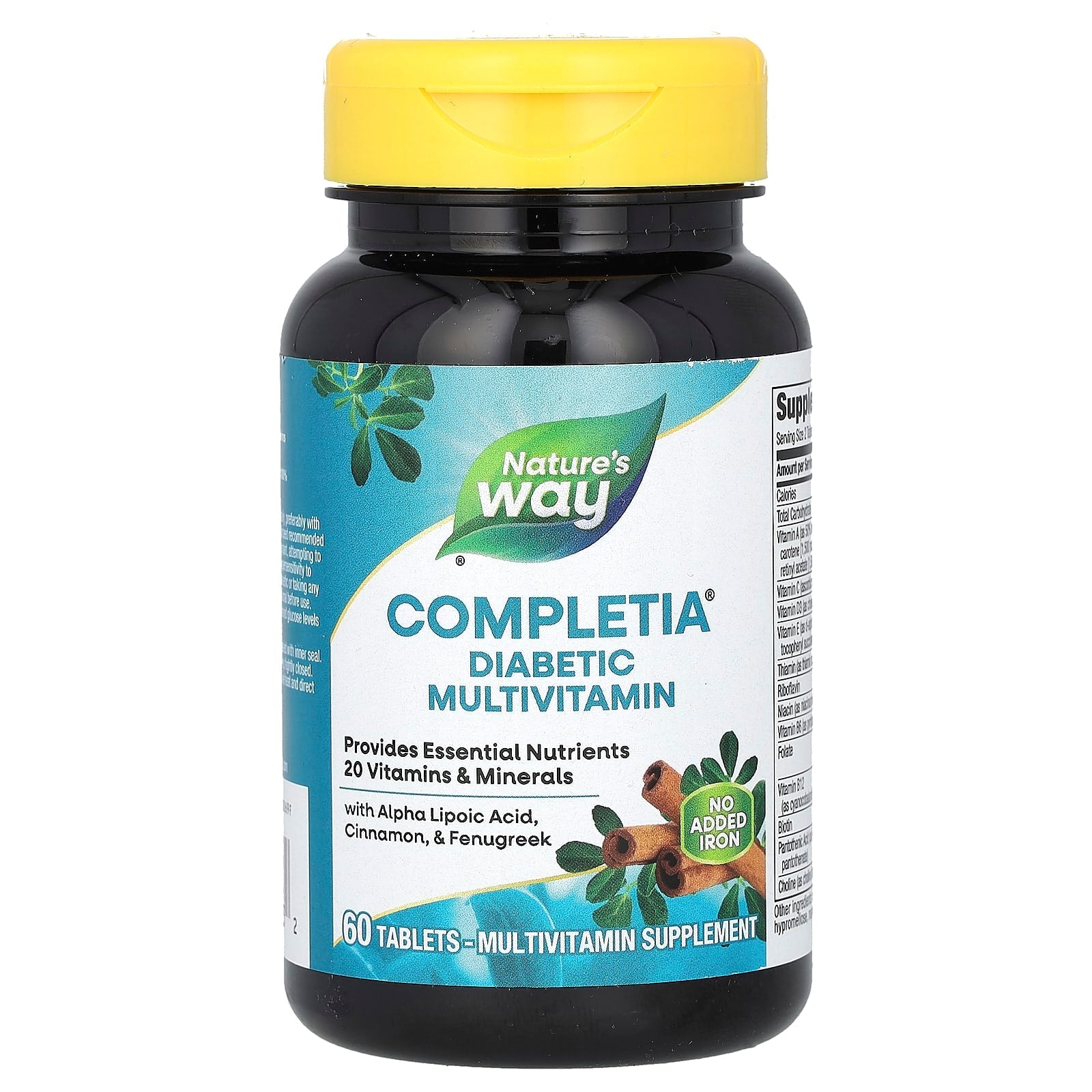 Nature's Way, Completia, Diabetic Multivitamin, 60 Tablets - Image 1