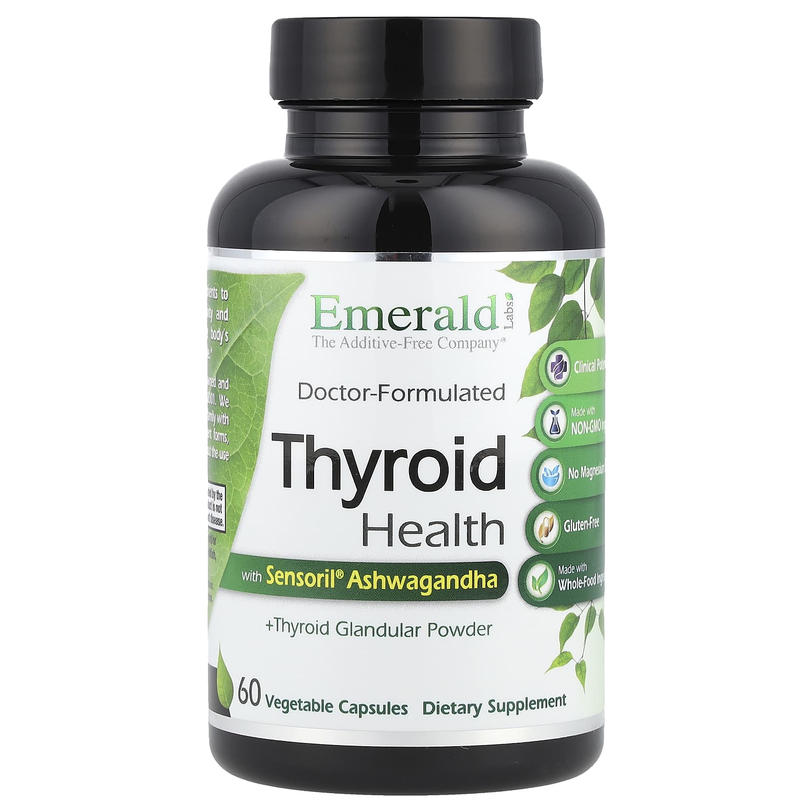 Emerald Laboratories Thyroid Health Supplement, 60 Capsules - Image 1