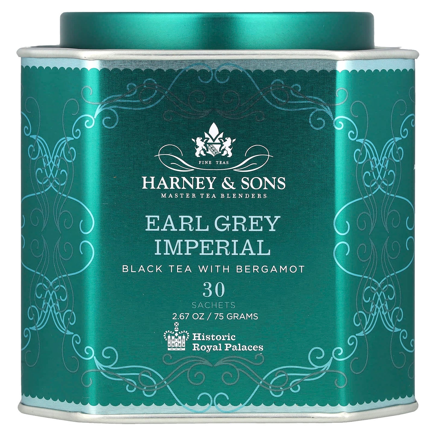 Imperial Earl Grey Black Tea, 30 Sachets, Harney & Sons - Image 1