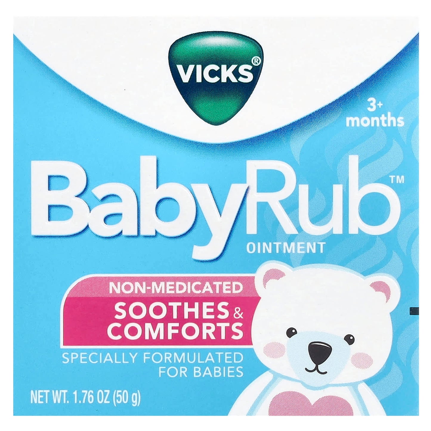 Vicks, Baby Rub™ Ointment, 3+ Months , 1.76 oz (50 g) - Image 2