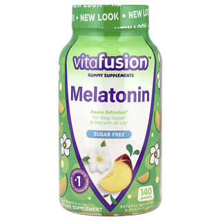 Natural Melatonin Gummies for Sleep Support, Sugar-Free, Made in USA