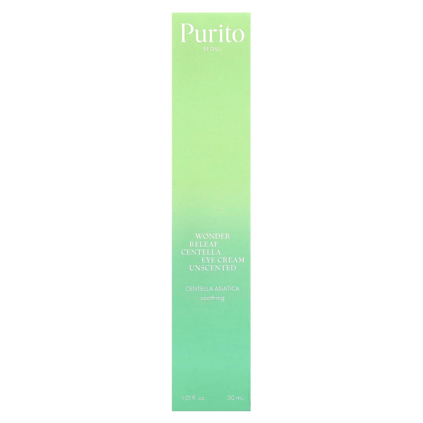 Purito, Wonder Releaf Centella Eye Cream, Unscented, 1.01 fl oz (30 ml) - Image 2