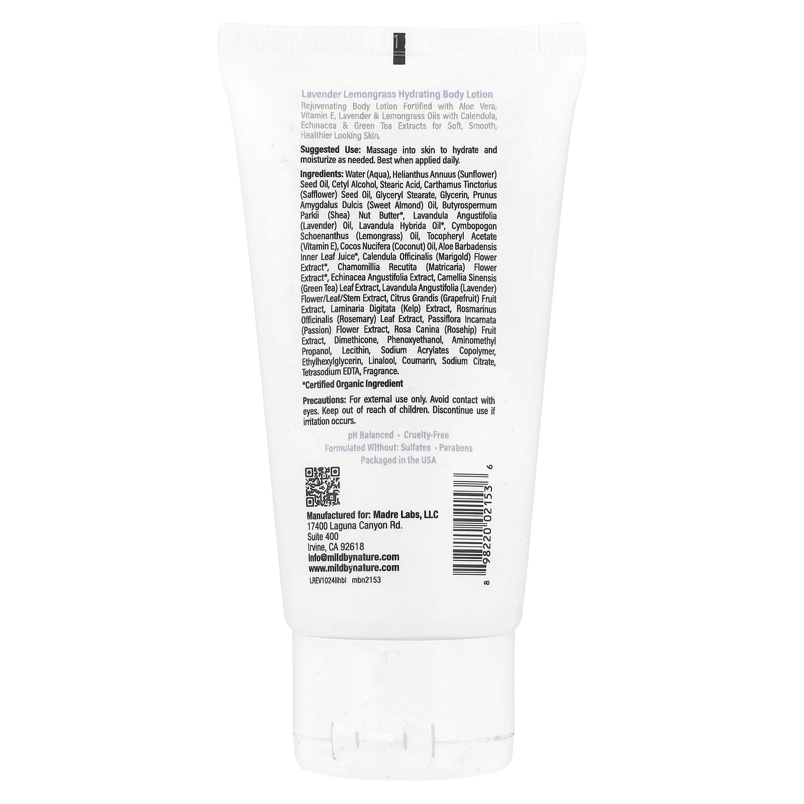 Lavender Lemongrass Hydrating Body Lotion for Soft, Smooth Skin - Image 2