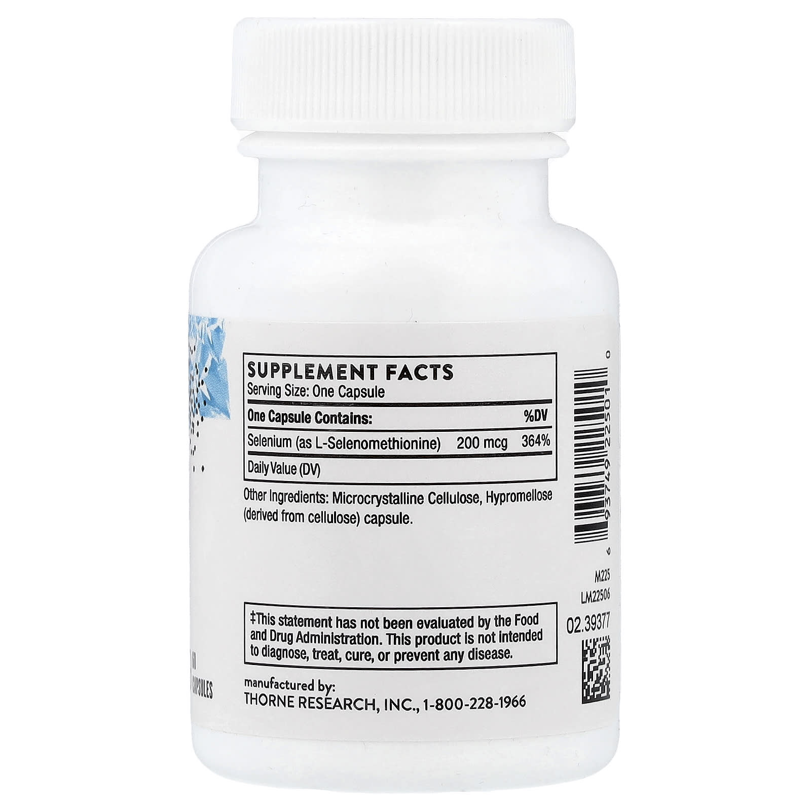 Thorne, Selenium, 200 mcg, 60 Capsules - Image 2
