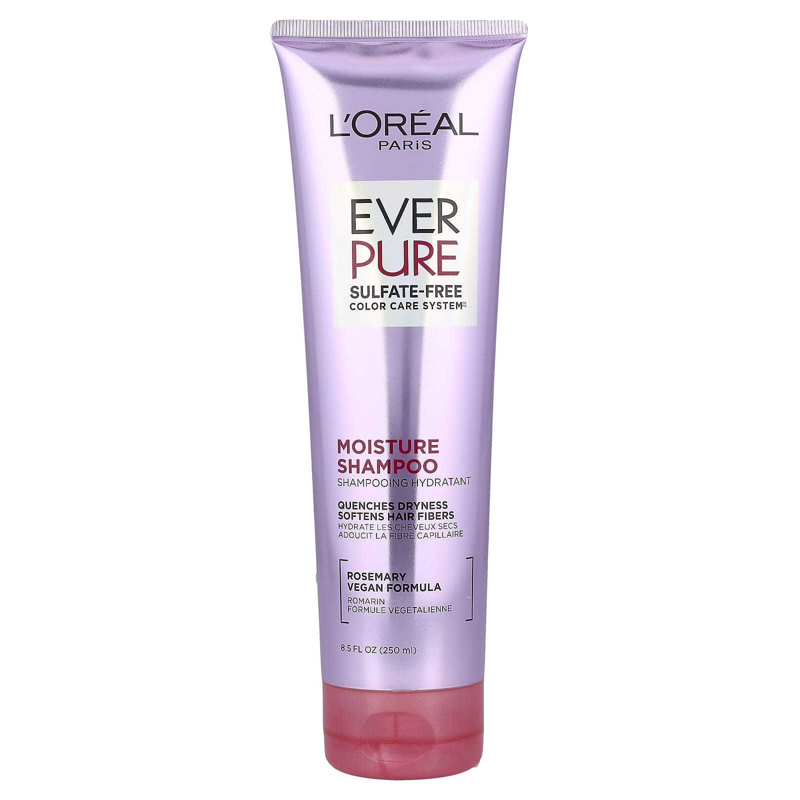 L'Oréal, Ever Pure, Moisture Shampoo, Rosemary, 8.5 fl oz (250 ml) - Image 1