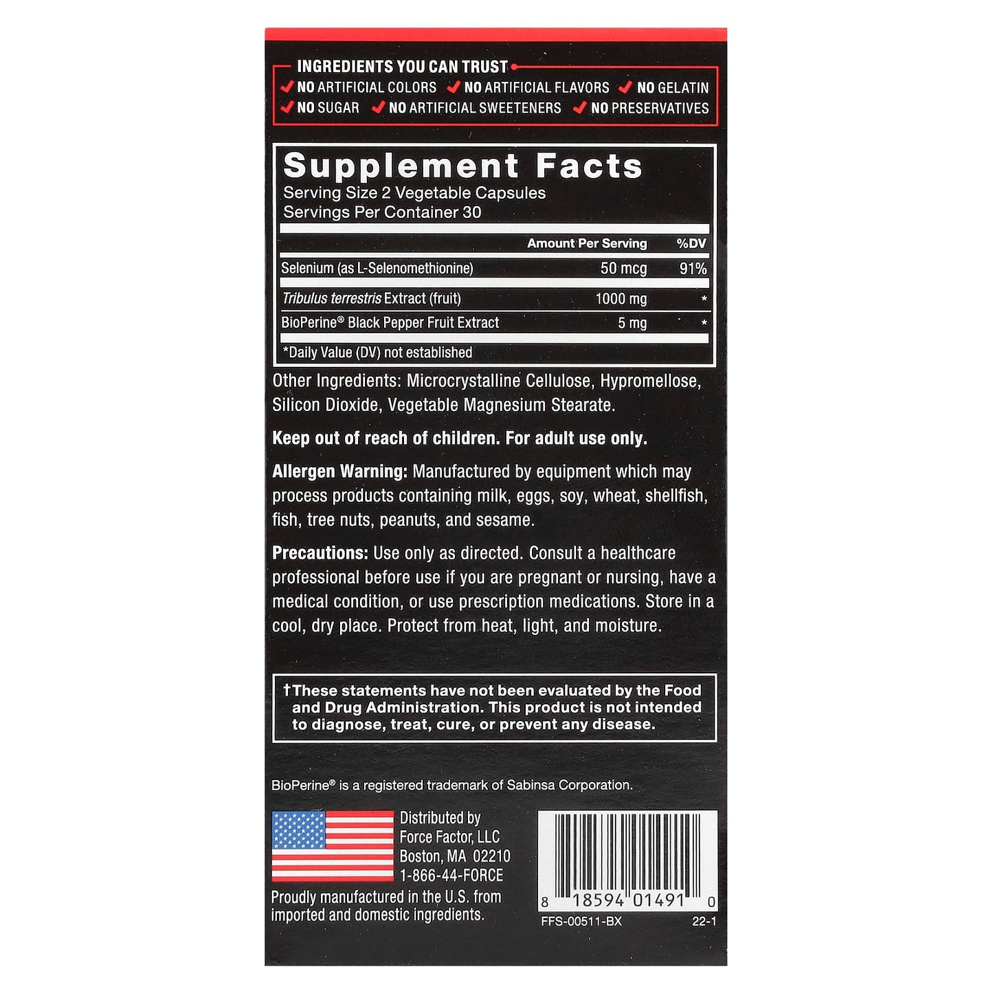 Tribulus Terrestris Supplement for Men - Boost Testosterone - Image 2