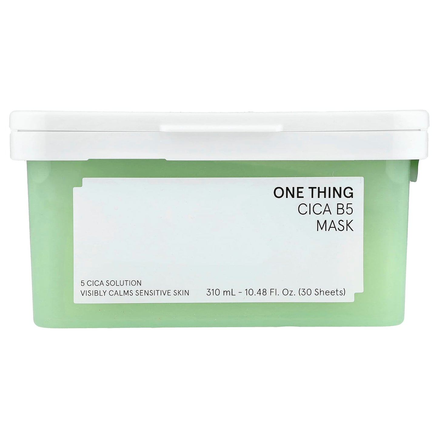One Thing, Cica B5 Beauty Mask, 30 Sheets, 10.48 fl oz (310 ml) - Image 1