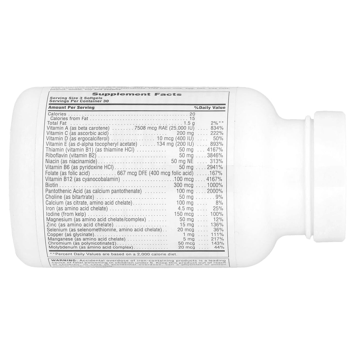 NaturesPlus, Regeneration®, Multi-Vitamin & Mineral Supplement, 90 Softgels - Image 2